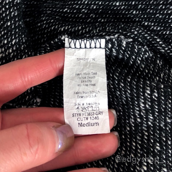 Vintage Havana | Swing Hi Lo Textured Top - Picture 5 of 5